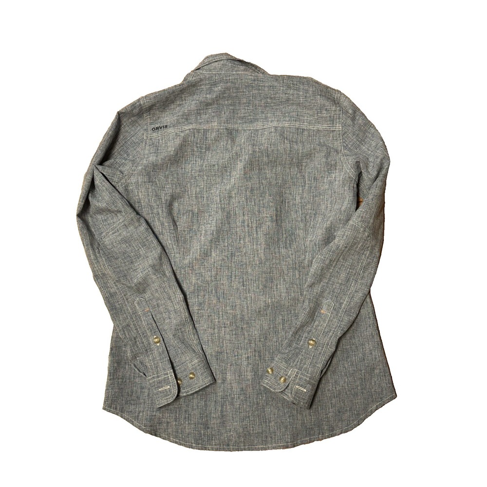 Orvis Women's Size XS Chambray Button Up Shirt - Picture 2 of 4